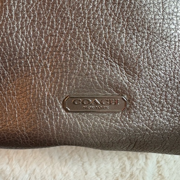 Coach Park Leather 2-way Hobo Metallic Bag - Picture 15 of 17